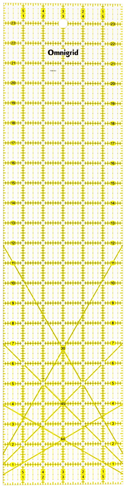R24|Omnigrid Rectangle Ruler, 6" x 24"