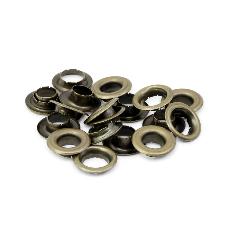 Load image into Gallery viewer, 659-38|Dritz 1/4" Large Eyelets &amp; Tools, 12 Sets, Brass