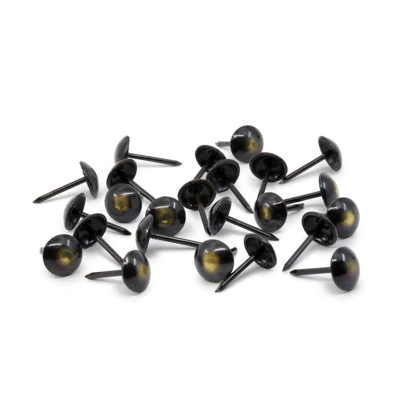 Load image into Gallery viewer, 44276|Dritz 3/8" Decorative Nails, Black &amp; Gold, 24 pc