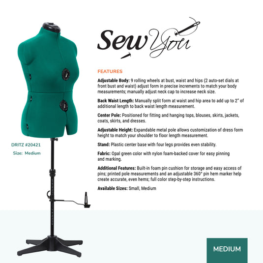 slim fit dress slacks Dritz Sew You Adjustable Dress Form – Prym Americas