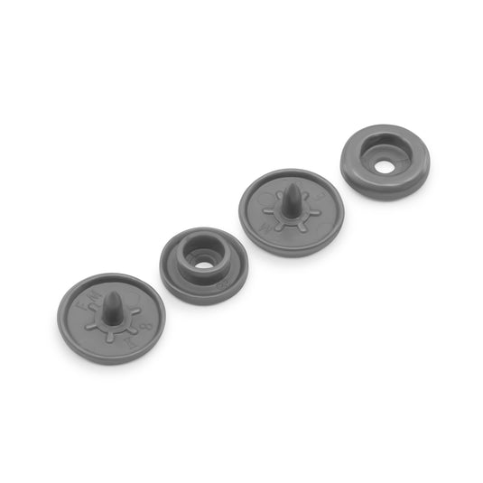 984-R-65|Dritz Plastic Color Snaps, 12 Sets, Nickel