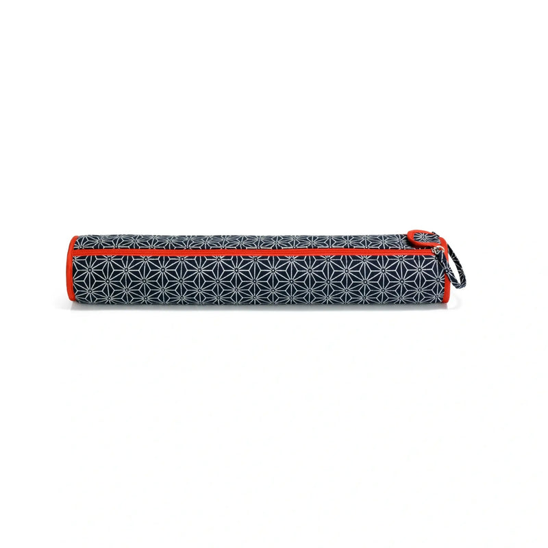 Load image into Gallery viewer, 612033|Prym Knitting Needle Storage Roll &amp; Organizer, Navy Geometric