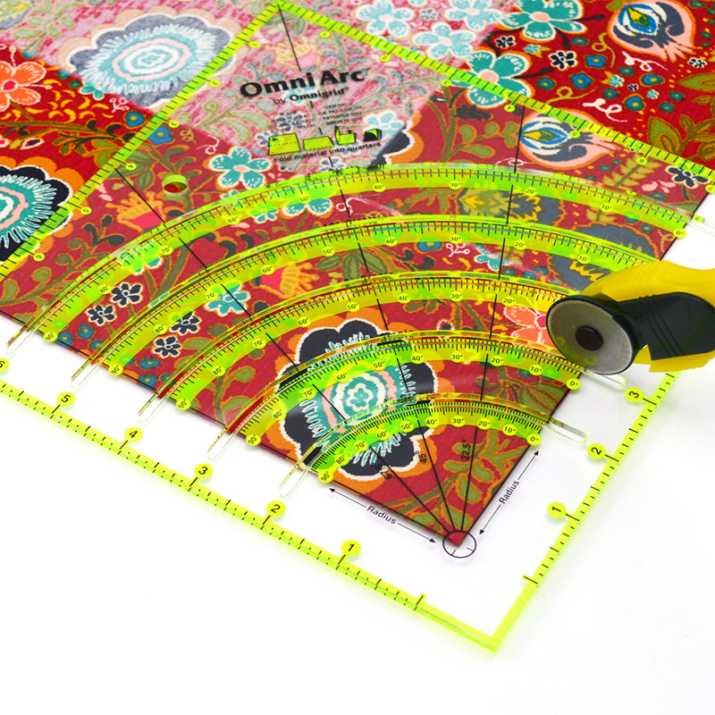 Load image into Gallery viewer, R4C12|Omnigrid Non-Slip Circle Cutter Ruler