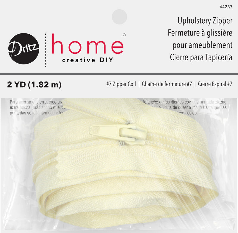 Cargue la imagen en el visor de la galería, 44237|Dritz Upholstery Zipper, Cream, 2 yd