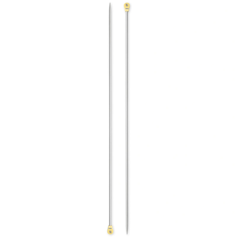 Load image into Gallery viewer, 191459|Prym 14" Single Point Aluminum Knitting Needles, 3.25mm