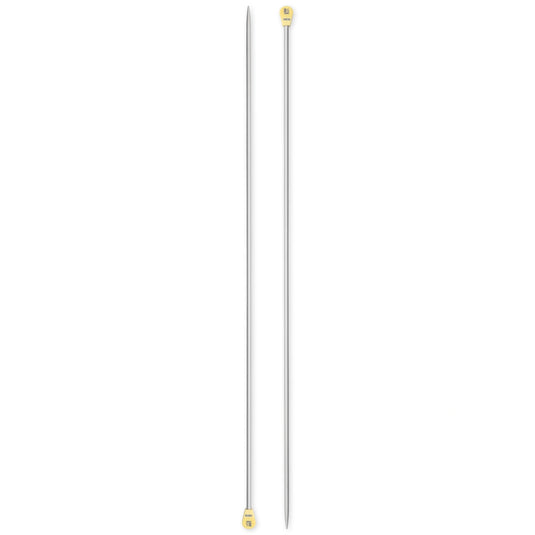 191459|Prym 14" Single Point Aluminum Knitting Needles, 3.25mm