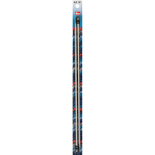 191465|Prym 14" Single Point Aluminum Knitting Needles, 4mm