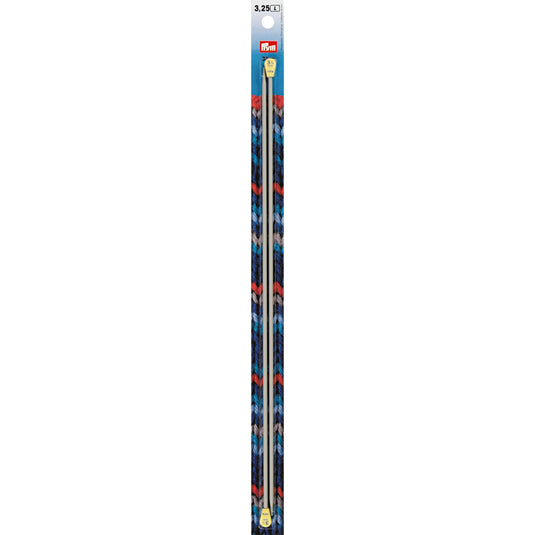 191459|Prym 14" Single Point Aluminum Knitting Needles, 3.25mm