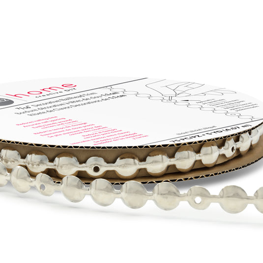44286|Dritz 7/16" Decorative Nailhead Trim, Nickel, 75 pc