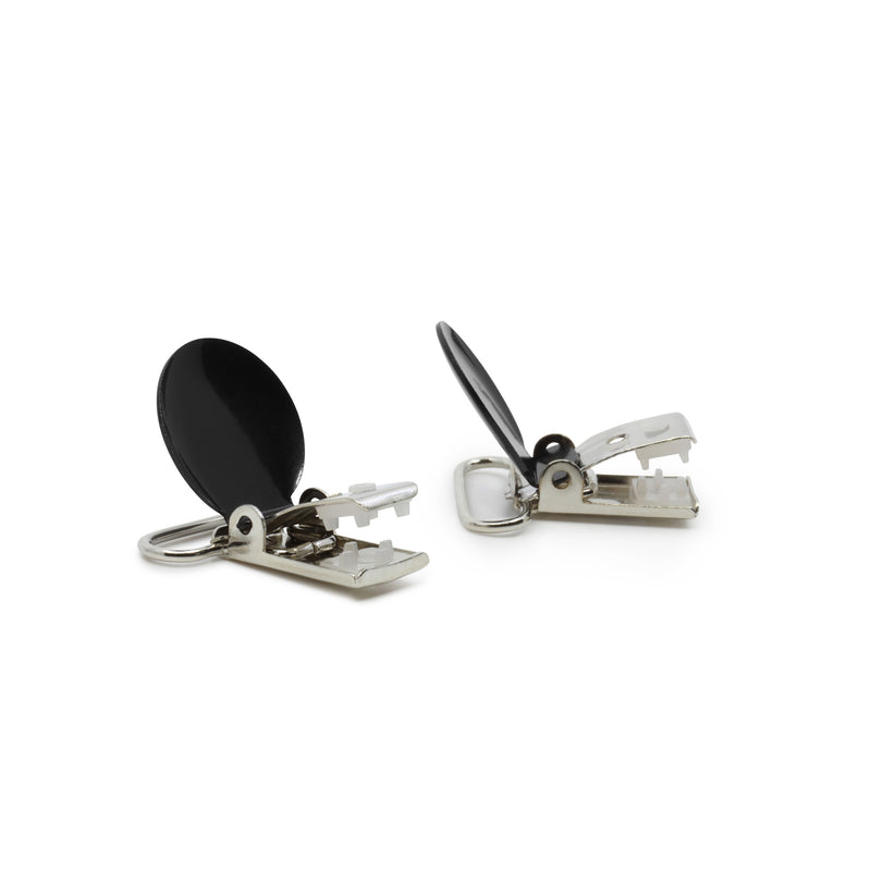 Load image into Gallery viewer, 108-1|Dritz 1" Suspender/Mitten Clips, 2 pc, Black