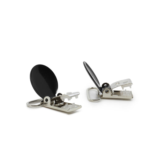 108-1|Dritz 1" Suspender/Mitten Clips, 2 pc, Black
