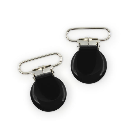 108-1|Dritz 1" Suspender/Mitten Clips, 2 pc, Black