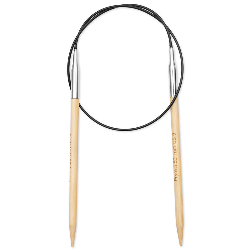 Load image into Gallery viewer, 222519|Prym 24" (60 cm) Circular Bamboo Knitting Needles, US 9 (5.5 mm)