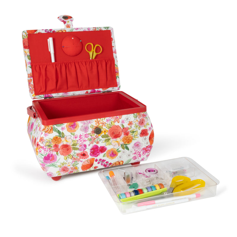 Load image into Gallery viewer, Z10237-221|Dritz Curved Sewing Basket, Large