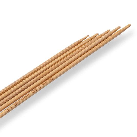 222201|Prym 6" Double Point Bamboo Knitting Needles, 2.5mm