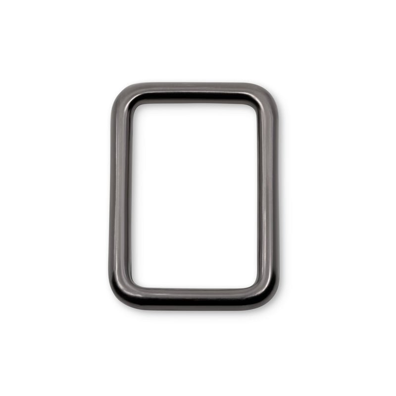 Load image into Gallery viewer, BK145|Dritz 1" Rectangle Rings, Gunmetal, 12 pc