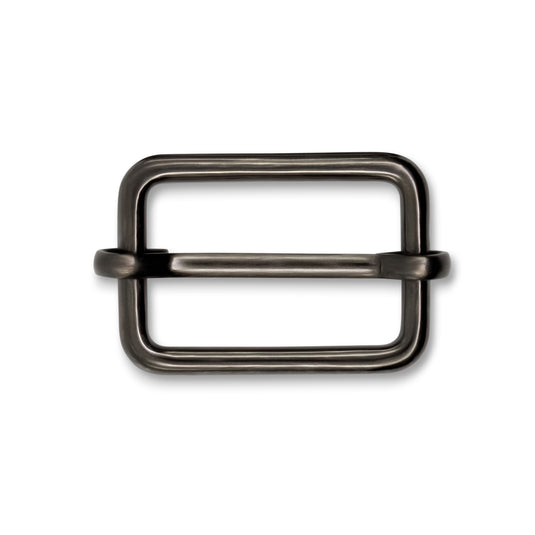 BK148|Dritz 1" Adjustable Slide Buckles, Gunmetal, 12 pc