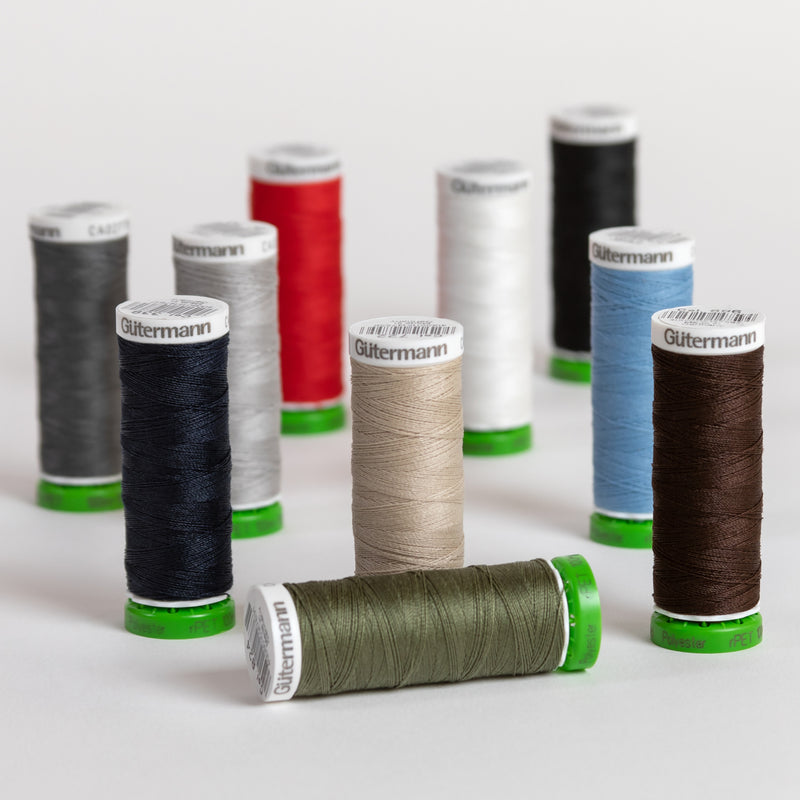 Load image into Gallery viewer, 731138-1|Gutermann Sew-All rPET Polyester Thread Set, Dark, 10 Spools