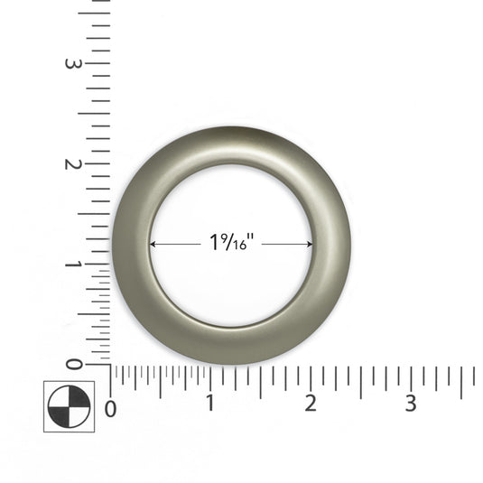 44367|Dritz 1-9/16" Plastic Curtain Grommets, Champagne, 8 Sets