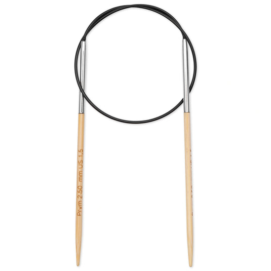 222523|Prym 16" (40 cm) Circular Bamboo Knitting Needles, US 1.5 (2.5 mm)
