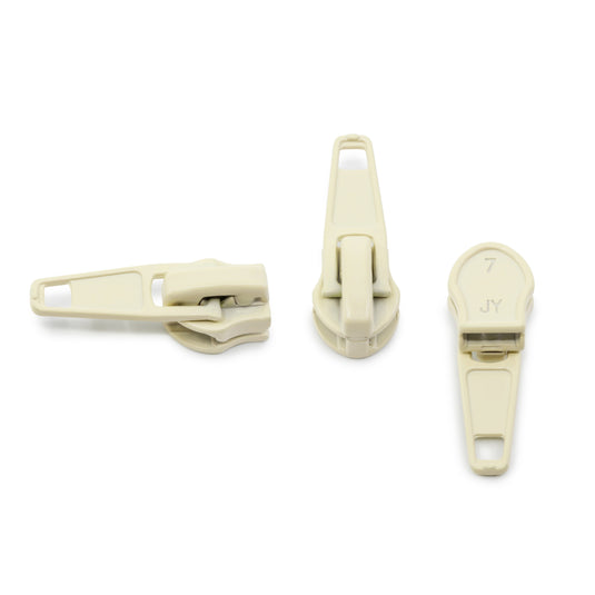 44251|Dritz Zipper Slides, Cream, 6 pc