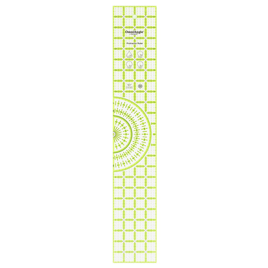 RA424|Omnigrid Protractor Ruler, 4