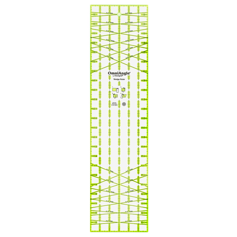Cargue la imagen en el visor de la galería, RA624|Omnigrid Wedge Ruler, 6" x 24"