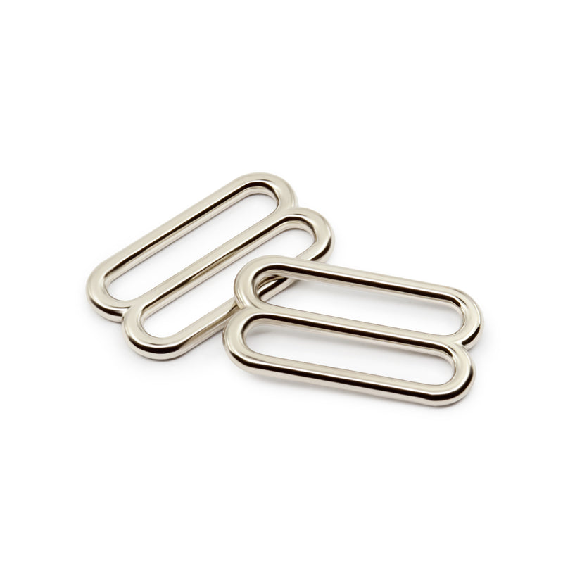 Load image into Gallery viewer, 474|Dritz 1" Slide Adjusters, Nickel, 2 pc