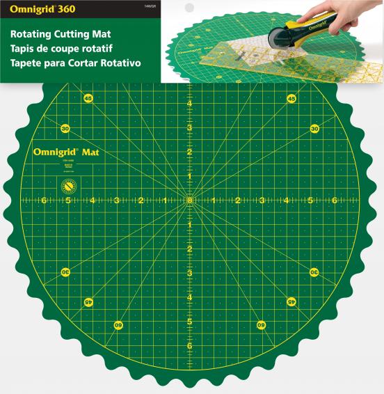 Load image into Gallery viewer, 14WGR|Omnigrid 360 Rotating Cutting Mat, 14"