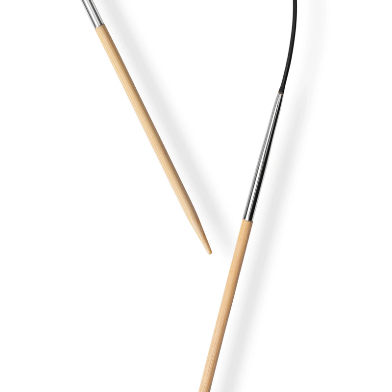 Cargue la imagen en el visor de la galería, 222523|Prym 16" (40 cm) Circular Bamboo Knitting Needles, US 1.5 (2.5 mm)
