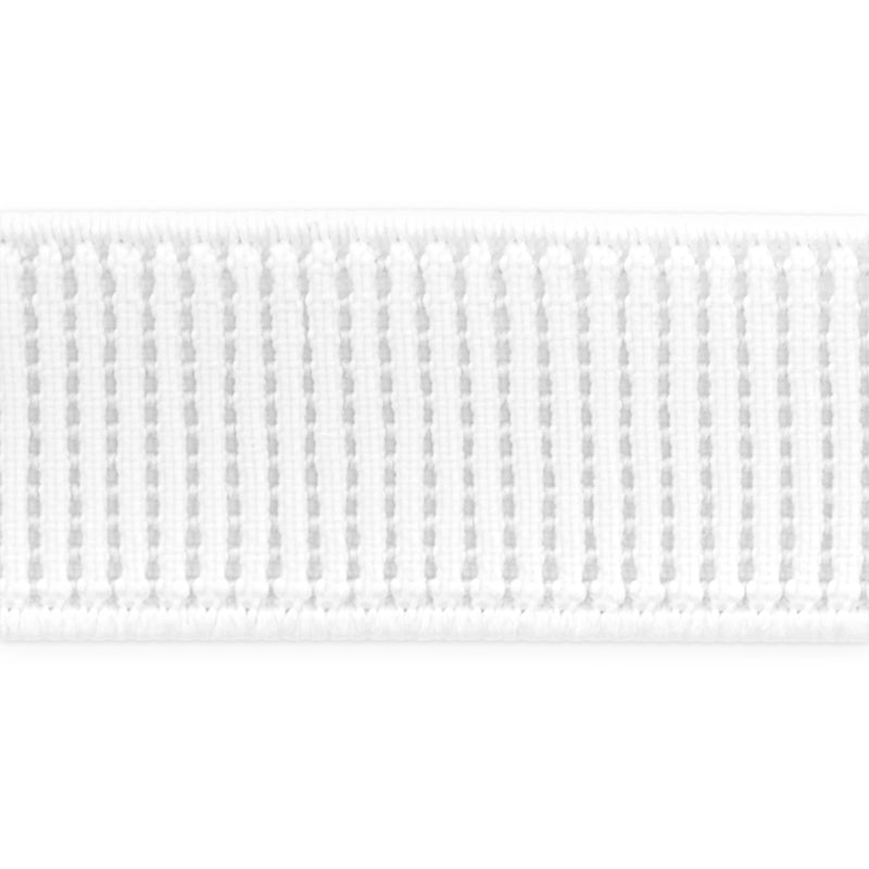 Cargue la imagen en el visor de la galería, 9301W|Dritz 3/4" Ribbed Non-Roll Elastic, White, 1 yd