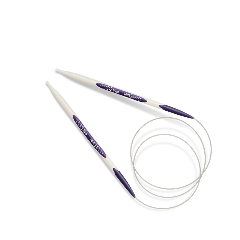 Load image into Gallery viewer, 57087|Prym 32" Ergonomic Circular Knitting Needles, US 10 (6mm)