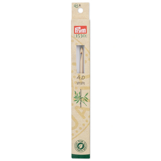 197604|Prym 6" Bamboo Crochet Hook, 4mm