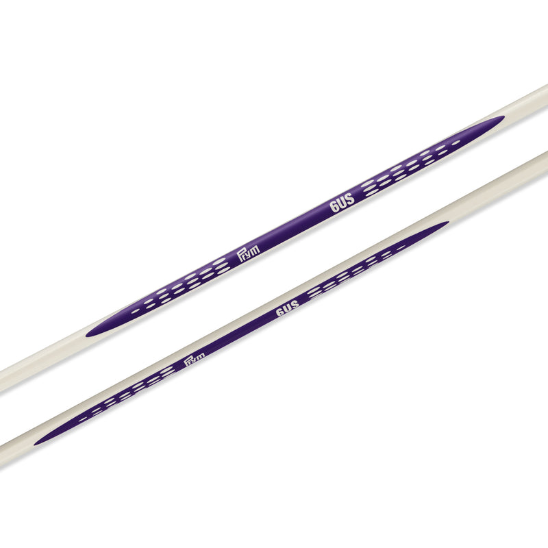 Cargue la imagen en el visor de la galería, 57028|Prym 14" Ergonomic Single Point Knitting Needles, US 6 (4mm)