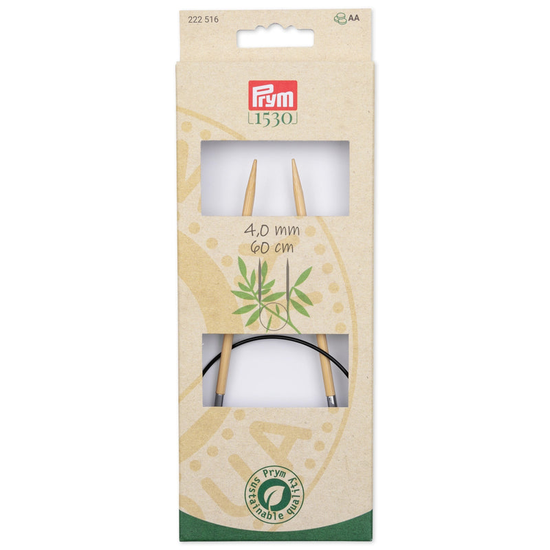 Load image into Gallery viewer, 222516|Prym 24" (60 cm) Circular Bamboo Knitting Needles, US 6 (4 mm)