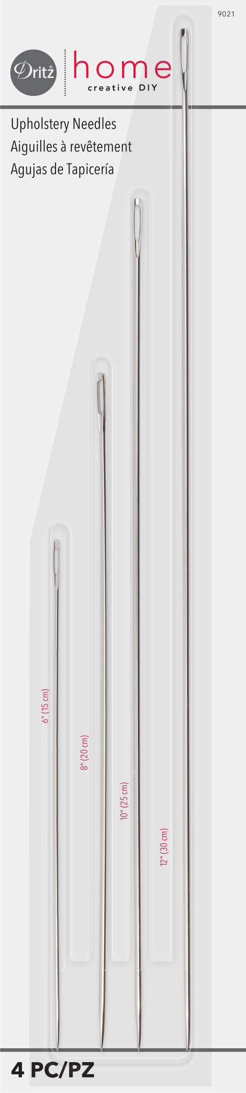 Cargue la imagen en el visor de la galería, 9021|Dritz Upholstery Needles, Assorted, 4 pc
