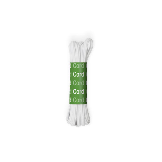 9341W|Dritz Oval Cord Elastic, White, 2-1/2 yd