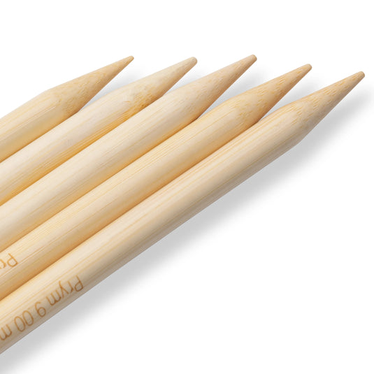 222220|Prym 8" Double Point Bamboo Knitting Needles, 9mm