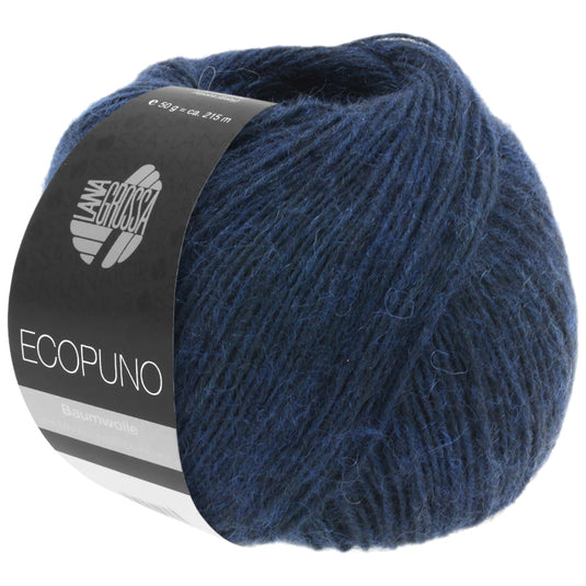 13310043|Lana Grossa Ecopuno Yarn, Night Blue