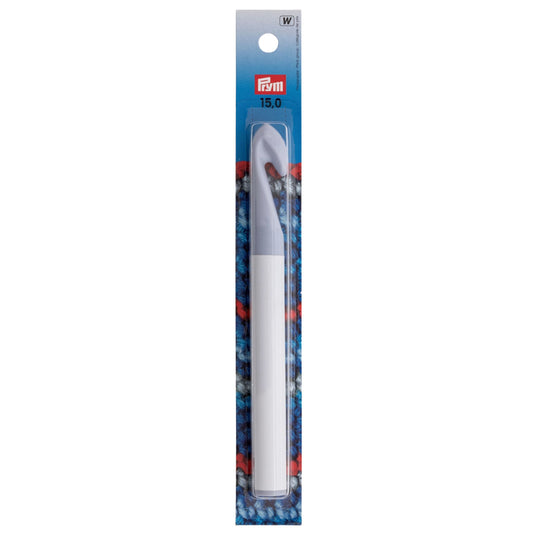 218506|Prym 7" Plastic Crochet Hook, 15mm