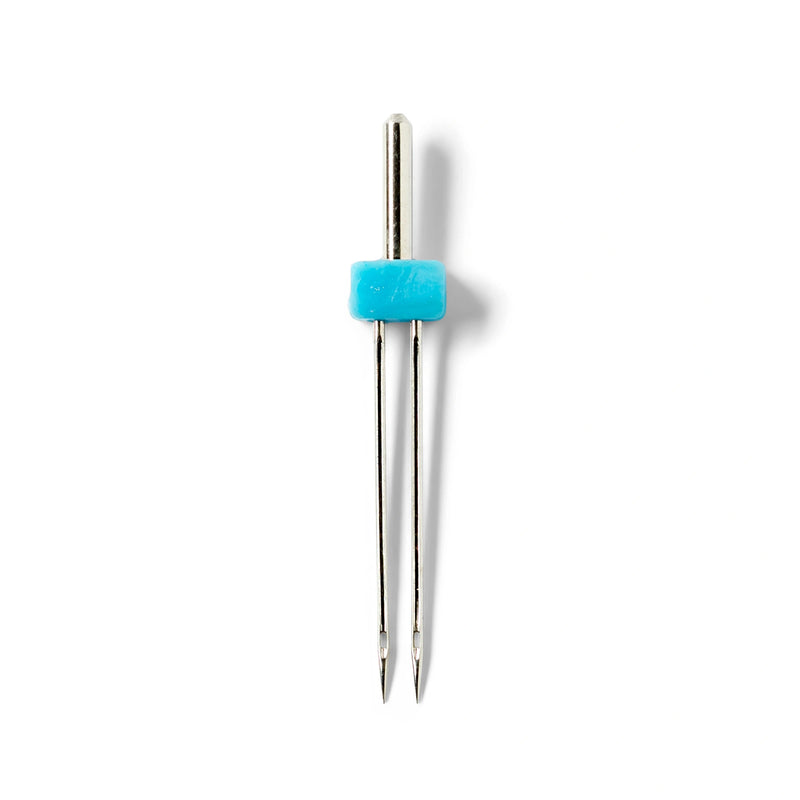 Cargue la imagen en el visor de la galería, 152916|Prym Double Sewing Machine Needle, Universal, Size 2.5 (No. 80)
