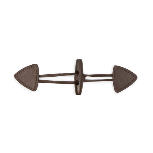 454-11|Dritz Sew-On Toggle, 1 pc, Brown