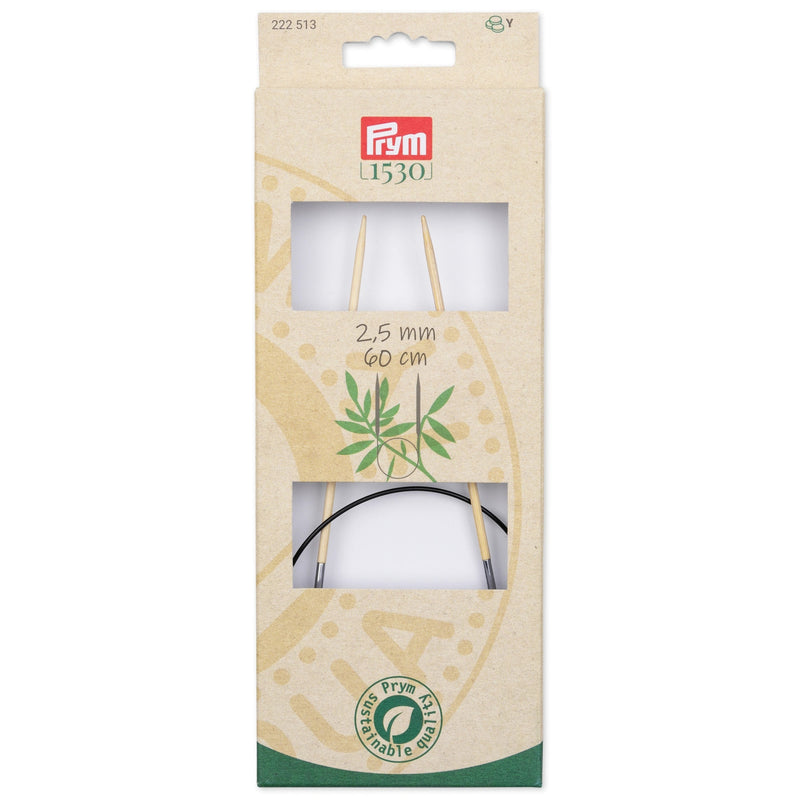Load image into Gallery viewer, 222513|Prym 24" (60 cm) Circular Bamboo Knitting Needles, US 1.5 (2.5 mm)
