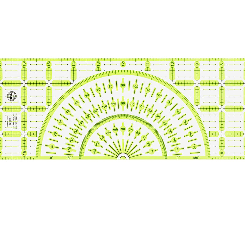 Load image into Gallery viewer, RA424|Omnigrid Protractor Ruler, 4" x 24"