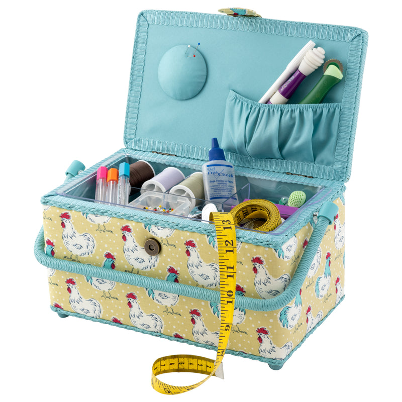 Load image into Gallery viewer, Z10000-42091|Dritz Rectangular Sewing Basket, Medium