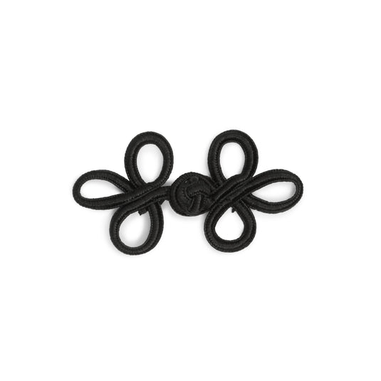 496|Dritz 3" Frog Closure Set, Black