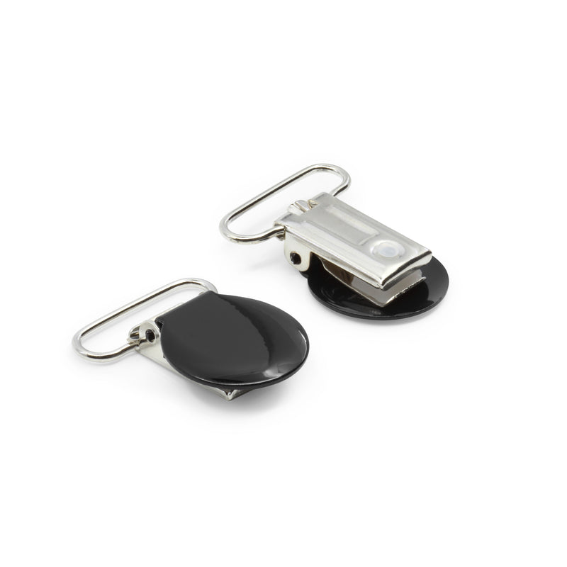 Load image into Gallery viewer, 108-1|Dritz 1" Suspender/Mitten Clips, 2 pc, Black