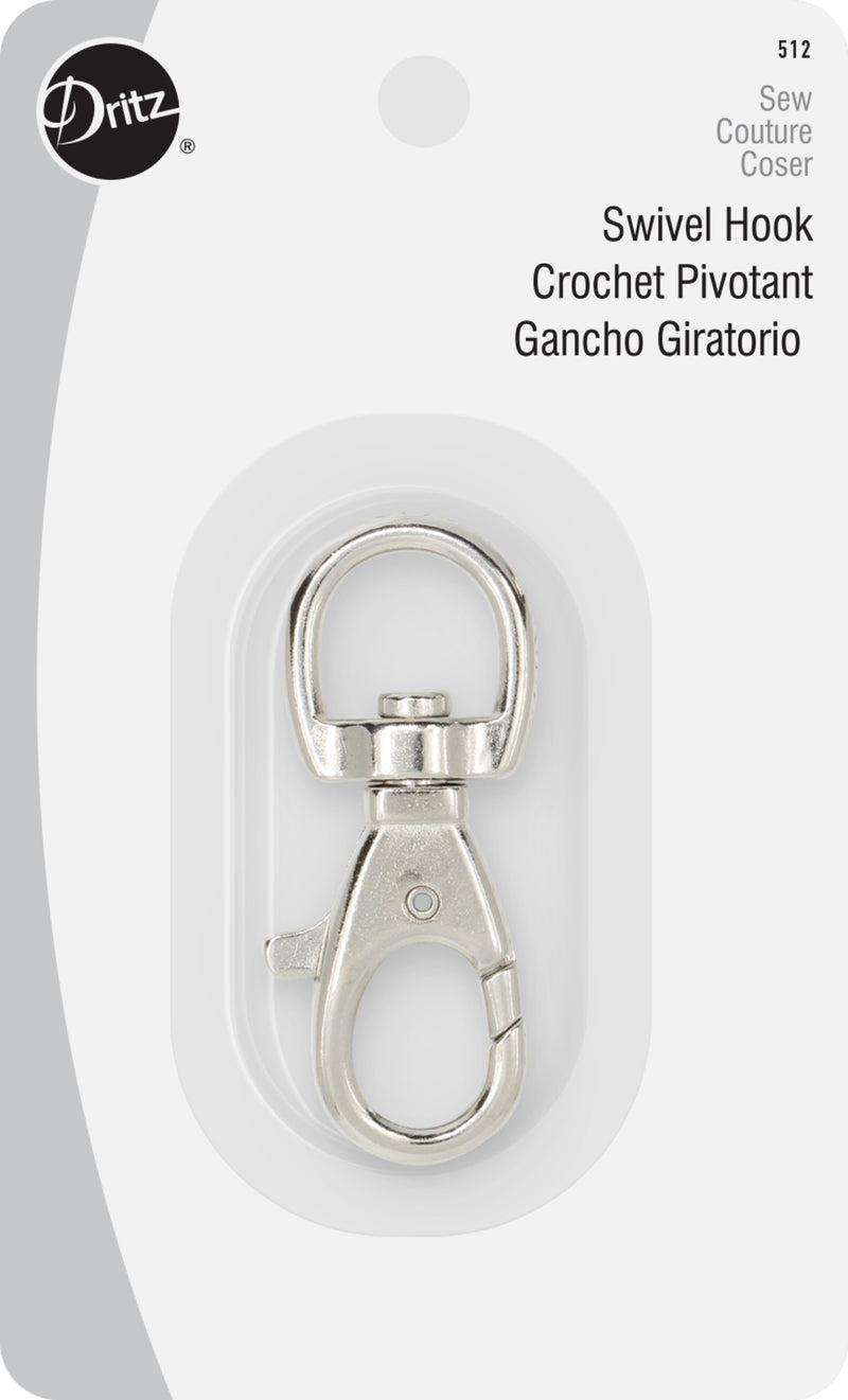 Load image into Gallery viewer, 512|Dritz Swivel Hook, Silver