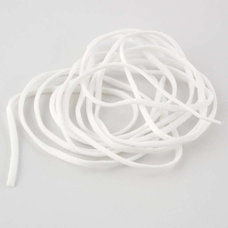 Cargue la imagen en el visor de la galería, 653683|Dritz 4mm Face Mask Elastic, White, 3 yd