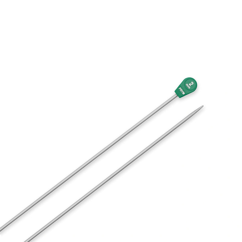 Load image into Gallery viewer, 191472|Prym 16" Single Point Aluminum Knitting Needles, 2mm